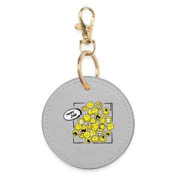 Smiley-World© Happy Zone - Porte-clés rond - bruyère - Devant