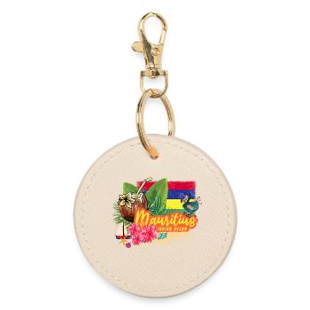 Mauritius Retro Indischer Ozean Dodo Souvenir - Runder Schlüsselanhänger - Auster - Vorne