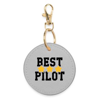Best Pilot - Porte-clés rond - bruyère - Devant
