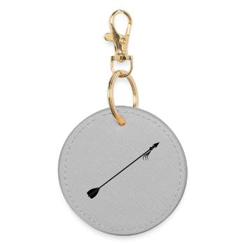 Viking arrow - Round Keyring - grey - Front