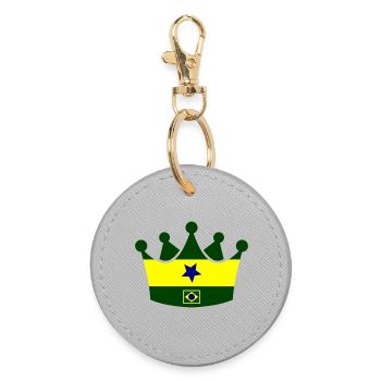 Brazil Krone - Round Keyring - grey - Front