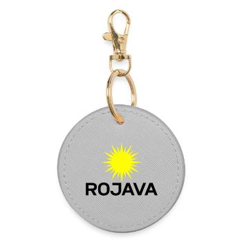 Rojava - Round Keyring - grey - Front