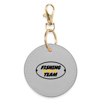 Fishing Team - Porte-clés rond - bruyère - Devant