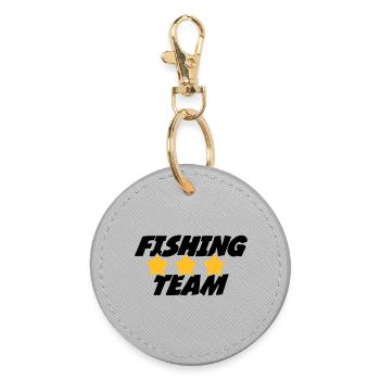 Fishing Team - Porte-clés rond - bruyère - Devant