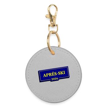 Après-ski 2026 - Round Keyring - grey - Front