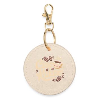 Ciao Cocoa Hot Chocolate Hot Chocolate Goodbye - Round Keyring - oyster - Front