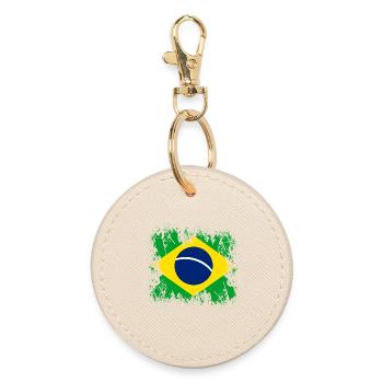 Brasilien Brasilien - Runder Schlüsselanhänger - Auster - Vorne