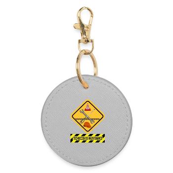 Maintenance Technician - Round Keyring - grey - Front