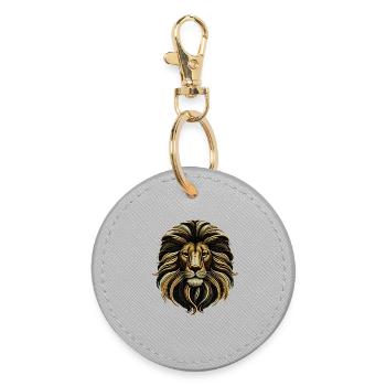 Emblème Élégance Entrelacée - Porte-clés rond - bruyère - Devant