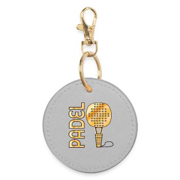 PADEL-TENNIS SPORT - Porte-clés rond - bruyère - Devant