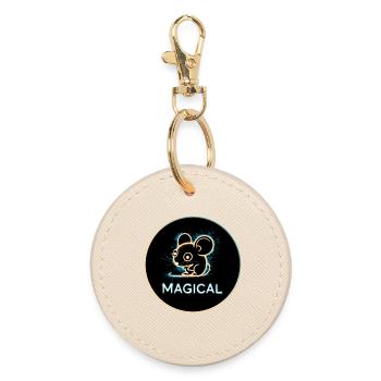 Magic Mouse - Round Keyring - oyster - Front
