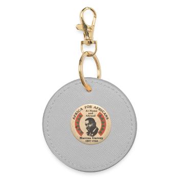 Africa for Africans Marcus Garvey 1887-1940 Roots - Round Keyring - grey - Front