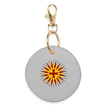 Lumière éternelle de Jésus-Christ - Porte-clés rond - bruyère - Devant