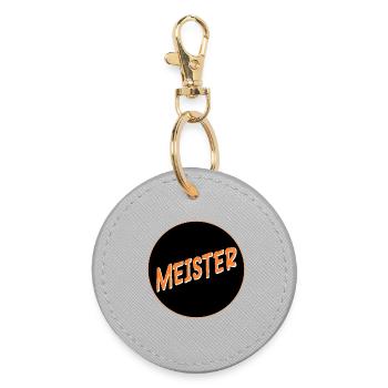 Maître artisan de remise des diplômes - Porte-clés rond - bruyère - Devant