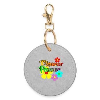 Le pouvoir des fleurs - Porte-clés rond - bruyère - Devant