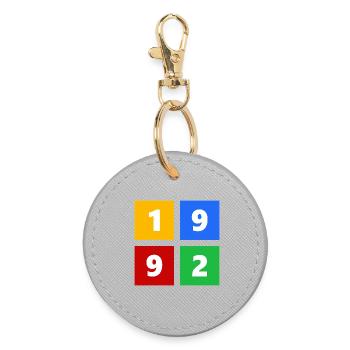 1992 - Round Keyring - grey - Front