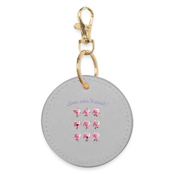 Cœur- Amour Love Can’t Wait - Porte-clés rond - bruyère - Devant