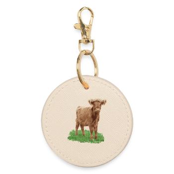 Praline la génisse - Porte-clés rond - huître - Devant