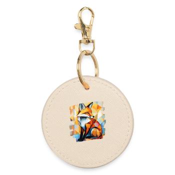 Renard - Porte-clés rond - huître - Devant
