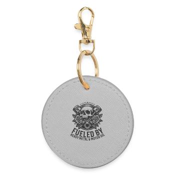 Musique drôle Heavy Metal Citation de voiture - Porte-clés rond - bruyère - Devant