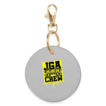 Jga Crew Junggesellen Affe - Runder Schlüsselanhänger - Grau - Vorne
