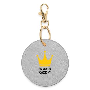 Le Roi du Basket - Porte-clés rond - bruyère - Devant