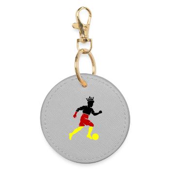 Footballers Germany Champion - Round Keyring - grey - Front