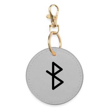 Healing Viking Runes HEALING - Round Keyring - grey - Front