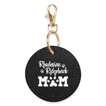 Chemise Rhodesian Ridgeback Mom - Porte-clés rond - noir - Devant