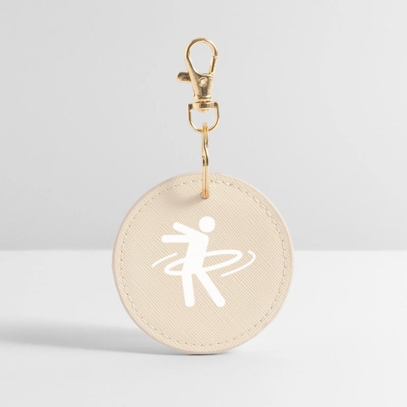Hulahoop Runder Schlüsselanhänger
