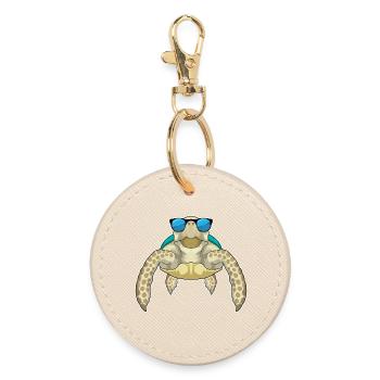Lunettes de soleil Turtle - Porte-clés rond - huître - Devant