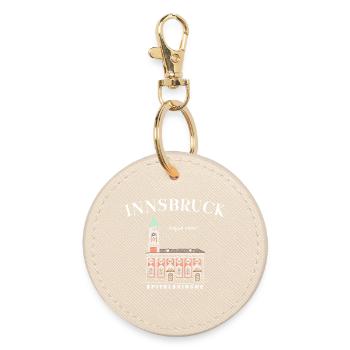 Innsbruck Autriche, tout simplement beau dessin - Porte-clés rond - huître - Devant
