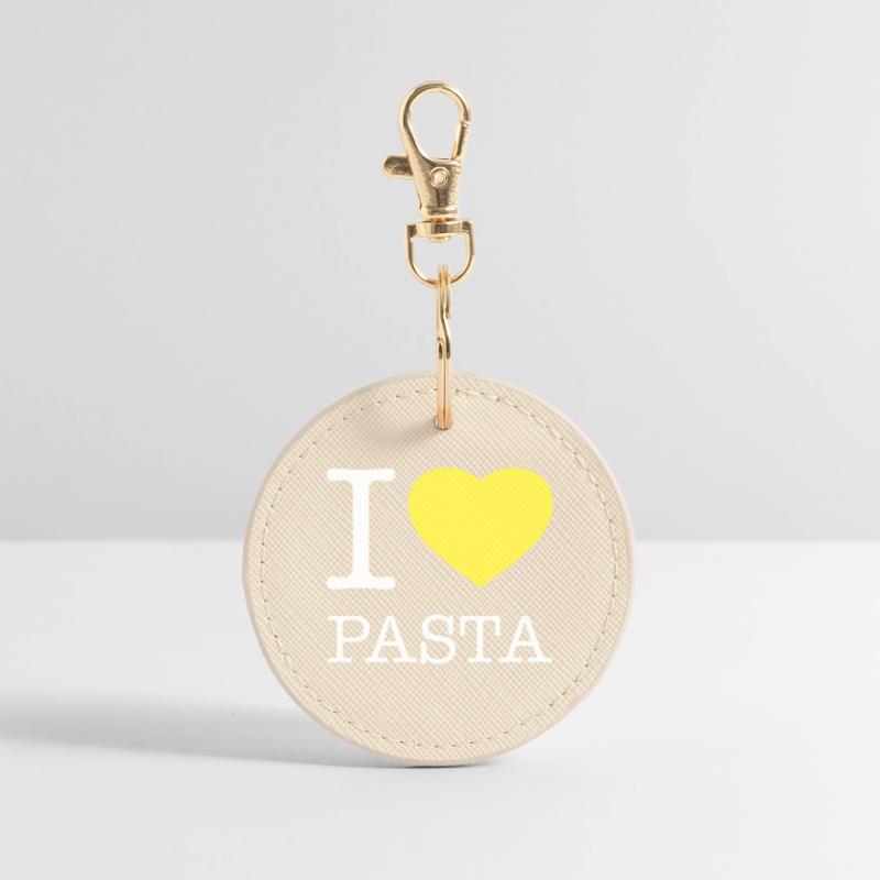 J’ADORE LES PÂTES Porte-clés rond