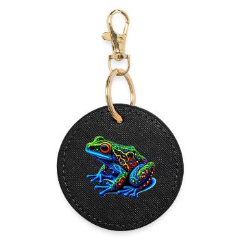 Frog - Round Keyring - black - Front