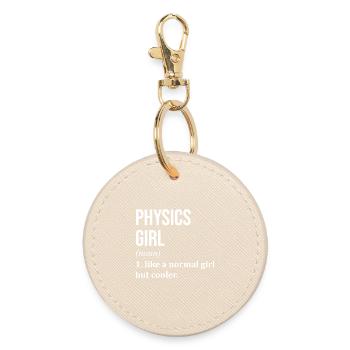 Physics - Round Keyring - oyster - Front