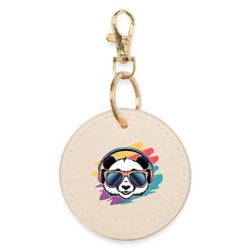 Ambiance Panda Cool - Porte-clés rond - huître - Devant