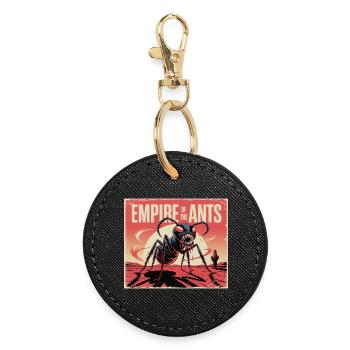Rétro - L’empire des fourmis - Porte-clés rond - noir - Devant