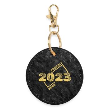 2023 2023 - Porte-clés rond - noir - Devant