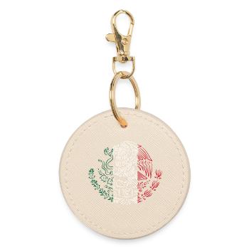 Mexican coat of arms - Round Keyring - oyster - Front
