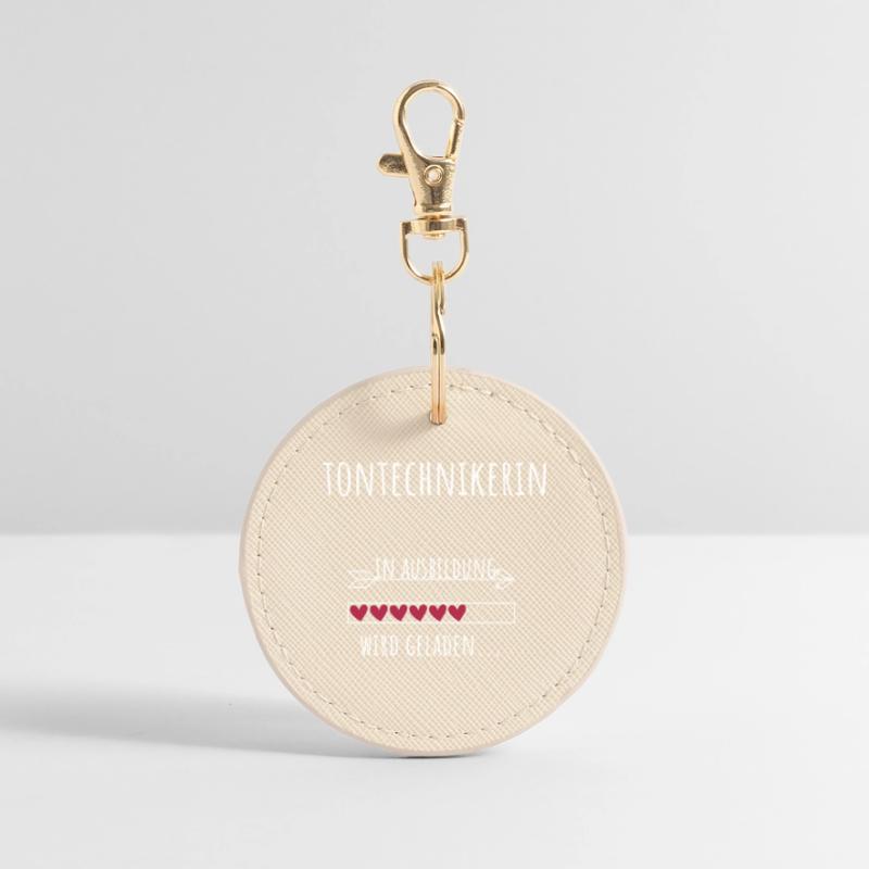 Audio Engineering Studies Profession Training Sound Technician Round Keyring
