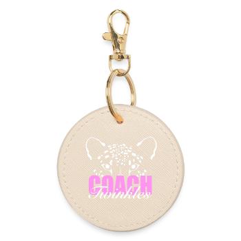 Twinkles Coaches T-Shirt  - Runder Schlüsselanhänger - Auster - Vorne