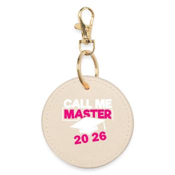 Master 2026 Diplôme - Porte-clés rond - huître - Devant