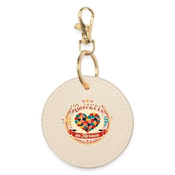 Fête du Carnaval du Cœur - Porte-clés rond - huître - Devant