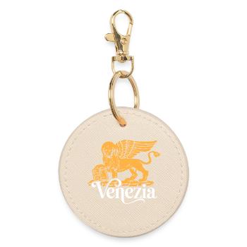 Venise Vénétie Italie Lion Gonfalon Serenissima - Porte-clés rond - huître - Devant
