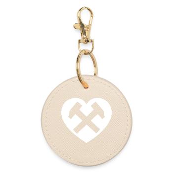Hearthammer: Love in Steel - Round Keyring - oyster - Front