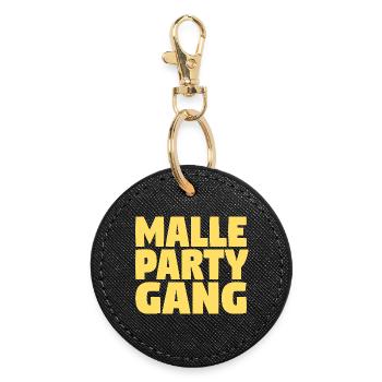 Malle Party Gang - Porte-clés rond - noir - Devant