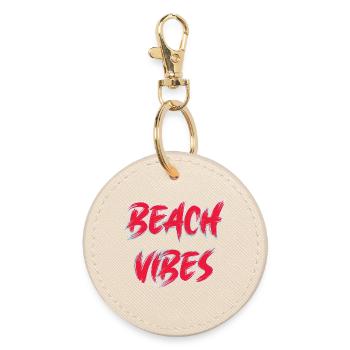 Ambiance de plage - Porte-clés rond - huître - Devant