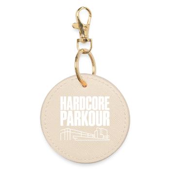 Hardcore Parkour - Porte-clés rond - huître - Devant