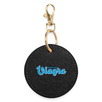 You are my Viagra | Du machst mich an - Porte-clés rond - noir - Devant