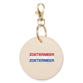 ZOETERMEER Pays-Bas Drapeau des Pays-Bas - Porte-clés rond - huître - Devant